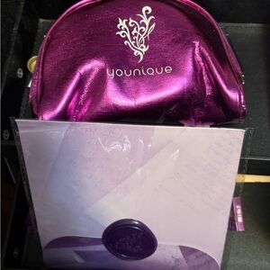 Younique Shiny Purple Cosmetic Bag